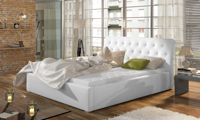 Moderní postel Marseille 180x200cm, bílá